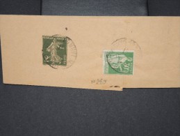 FRANCE-Entier Postal ( Bande Journal) Type Semeuse Avec Complement En 1937    P5974 - Bandes Pour Journaux