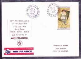 France Aviation - Lettre - Erst- U. Sonderflugbriefe