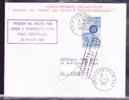 France Aviation - Lettre - Erst- U. Sonderflugbriefe