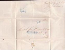 PORTUGAL 1848 ENTIRE LETTER TO PORTO - ...-1853 Prephilately