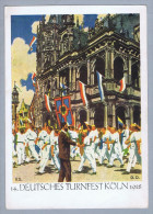 AK MOTIV SPORT Turnfest Köln 1928 Kunstdruck ES.Ziegler - Tuffi