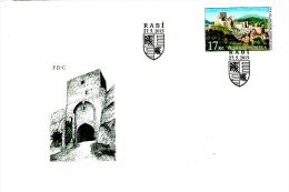 Year 2015 - Castle Ruins Rabi, FDC - FDC