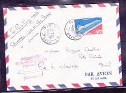 France Aviation - Lettre - Erst- U. Sonderflugbriefe