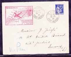 France Aviation - Lettre - First Flight Covers