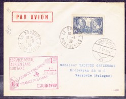 France Aviation - Lettre - Eerste Vluchten