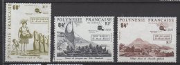 Polynésie Française N° 379 / 381 Luxe ** - Unused Stamps