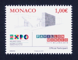 2015 MONACO "EXPO MILANO 2015" SINGOLO MNH - Ongebruikt