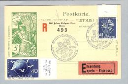 MOTIV UPU 1949-27-05 UPU 5Rp. Expressganzsache Nach Bex - UPU (Union Postale Universelle)