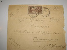 FM Covers Par Avion + 1 Franc-pour Annemasse - Cartas & Documentos