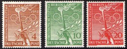 1952 - Alemania - Berlin - JJOO De Helsinky Mi 88-90 - MNH - Ver Scan - Zomer 1952: Helsinki