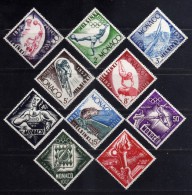 1952 - Monaco - JJOO De Helsinki - Scott  295/300 + C36/C39 - Lujo - MNH - 01 - Ete 1952: Helsinki