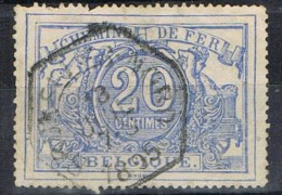 Chemins De Fer BELGIEN, 20 Cts  Fechador BRUXELLES NORD, Num 9 º - Oblitérés