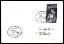 ARCTIC, ITALIA,1988, Cover From 60th Anniversario Trasvolata-Nobile, Special-markings 25.9.88,  Look Scan !! 4.6-17 - Expediciones árticas