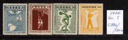 1956 - Peru - JJOO. De Melbourne - Scott Nº C78a / C81a - MNH - 152 - Ete 1956: Melbourne