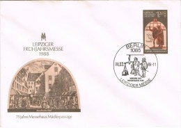 13208. Entero Postal BERLIN (Alemania DDR) 1988. Leipziger Messe - Briefomslagen - Gebruikt