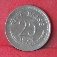 INDIA  25  PAISE  1974   KM# 49,1  -    (Nº11997) - Inde