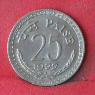 INDIA  25  PAISE  1977   KM# 49,1  -    (Nº11999) - India