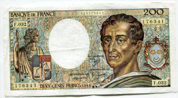 Dd France 200 Francs "" MONTESQUIEU "" 1985 # 13 - 200 F 1981-1994 ''Montesquieu''