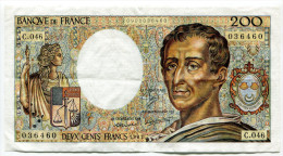 Dd France 200 Francs "" MONTESQUIEU "" 1987 # 13 - 200 F 1981-1994 ''Montesquieu''