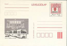 UNGARN/MAGYAR POSTA :1987: Not-travelled Posal Stationery With Illustrated Cancellation : TRANSPORT,TRAM, - Tram