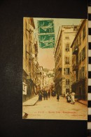 CPA,  06, Nice, Vieille Ville, Rue Rossetti , 41,  Picard,   Belle Animation, 1909 - Leven In De Oude Stad