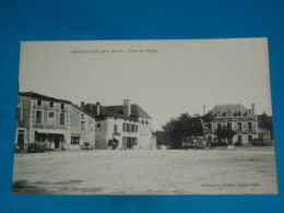 79) Moncoutant - Place De L'eglise   - Année 1914 - EDIT - Coubé - Moncoutant