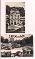 - 58:  SAINT HONORE LES BAINS: 2 Cpsm C.A¨P.: Entrée De L'établissement Thermal Et Vue Générale, étang Du Seu - - Saint-Honoré-les-Bains