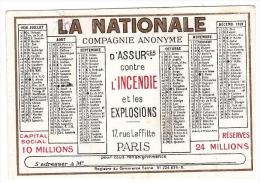 Calendrier La Nationale (assurances) 1928 (PPP026° - Kleinformat : 1921-40