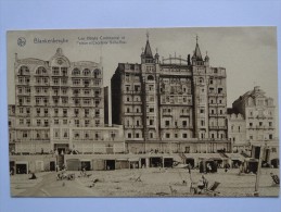 Belgium Blankenberghe Las Hotel Continental Et Palace Et Excetsior Belle-Vue - Blankenberge