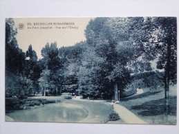 Belgium Bruxelles Schaerbeek Au Parc Josaphat - Vue Sur L' Etang - Bossen, Parken, Tuinen