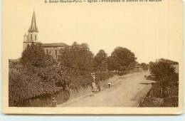 GALAN  - Eglise, Promenade Et Avenue De La Marque. - Galan