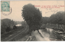 Carte Postale Ancienne De FROUARD - LA LIGNE DE PARIS - LE CANAL - LA MOSELLE - Frouard