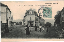 Carte Postale Ancienne De FROUARD - ROUTE DE LIVERDUN ET DE METZ - Frouard
