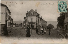 Carte Postale Ancienne De FROUARD - ROUTE DE LIVERDUN ET DE METZ - Frouard