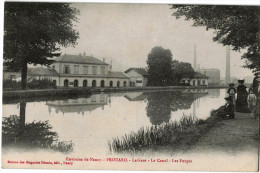 Carte Postale Ancienne De FROUARD - LA GARE, LE CANAL, LES FORGES - Frouard