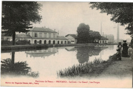 Carte Postale Ancienne De FROUARD - LA GARE, LE CANAL, LES FORGES - Frouard