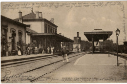 Carte Postale Ancienne De FROUARD - VUE INTERIEURE DE LA GARE - Frouard