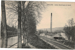 Carte Postale Ancienne De FROUARD - USINE ELECTRIQUE ET CANAL - Frouard