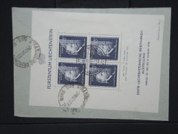 LIECHTENSTEIN-Enveloppe En Recommandée De Vaduz Pour Strasbourg En 1938  Aff Bloc  à Voir   P6110 - Briefe U. Dokumente