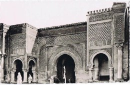Cpsm MEKNES  Porte Bab Mansour - Meknès