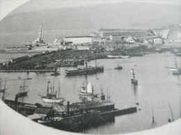 NAVE SHIP RIMORCHIATORI TRAINANO IN PORTO DI GENOVA PIROSCAFO - Tugboats