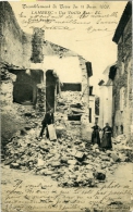 Lambesc Une Vieille Rue Tremblement De Terre Du 11 Juin 1902 - Lambesc