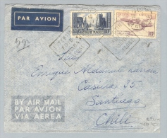 Frankreich 1939-07-18 Flugpostbrief > Chile F 12.25 - 1927-1959 Brieven & Documenten