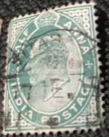 India 1902 King Edward VII 0.5a - Used - 1902-11  Edward VII