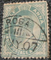 India 1906 King Edward VII 0.5a - Used - 1902-11  Edward VII