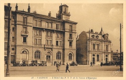 Valence - L'Hôtel Des Postes (P.T.T.) Et La Caisse D'Epargne - Edition G. Artaud - Carte Gaby N°47 Non Circulée - Valence