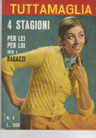 RA#50#13 TUTTAMAGLIA N.3 Anni '60/MODA/MAGLIA/LAVORI FEMMINILI - Fashion