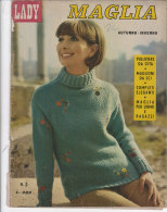 RA#50#17 LADY MAGLIA N.5 AUTUNNO - INVERNO 1964/MODA MAGLIA/LAVORI FEMMINILI - Moda