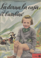 RA#50#28 LA DONNA, LA CASA ,IL BAMBINO N.2 Ed.Mani Di Fata 1953/MODA/RICAMO/LAVORI FEMMINILI/COPERTINA ILLUSTR. SCHIPANI - Moda