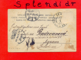 AK Postal Stationery-Praha To Croatia-1903 - Ansichtskarten